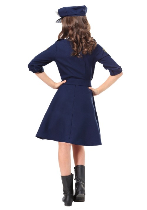 Girl's Helpful Police Officer Costume Dress