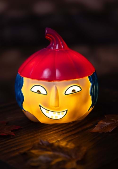 6-Inch Light Up Nightmare Before Christmas Shock Pumpkin Decoration 3 6-Inch Light Up Nightmare Before Christmas Shock Pumpkin Decoration