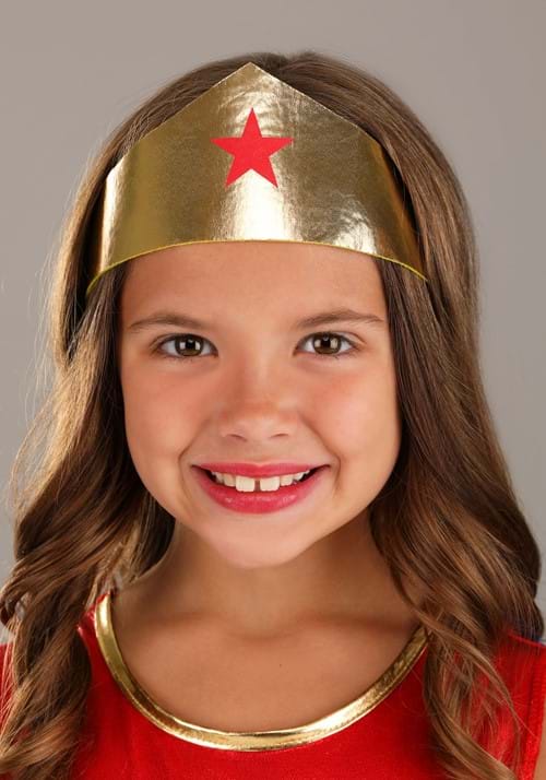 Girl's Caped Wonder Woman Costume