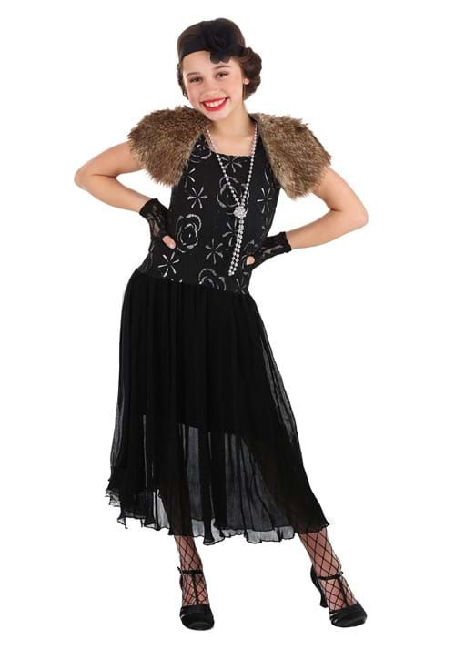 Charleston Flapper Costume Dress for Girls