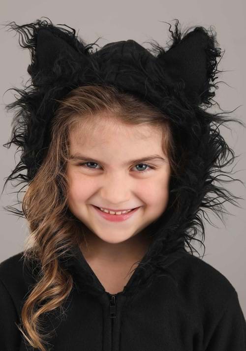 Cozy Black Bat Costume for Girls