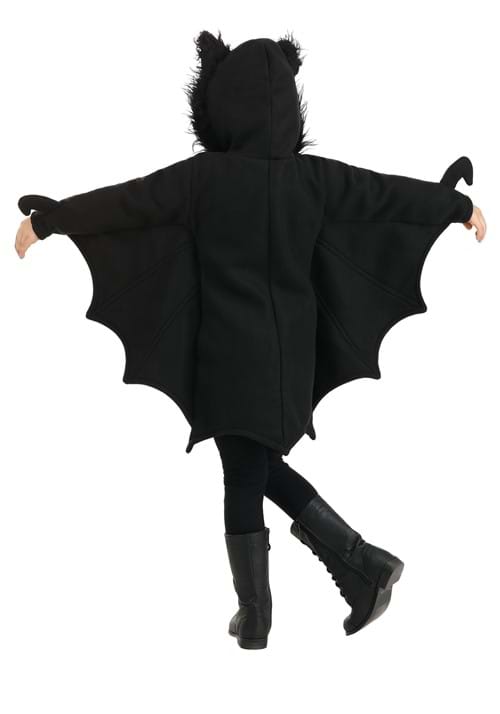 Cozy Black Bat Costume for Girls 4 Cozy Black Bat Costume for Girls