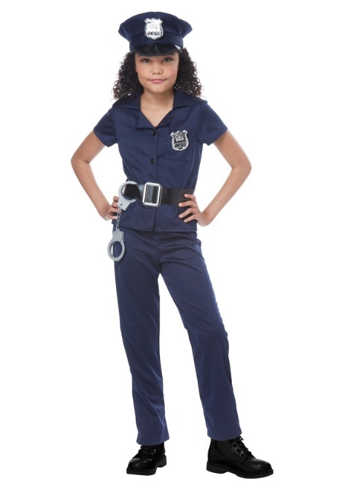 Cute Cop Girl's Costume