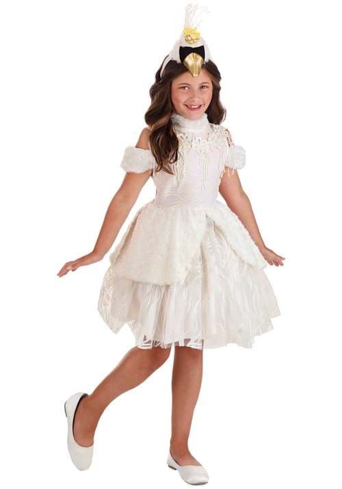 Girl's Swan Deluxe Costume Dress