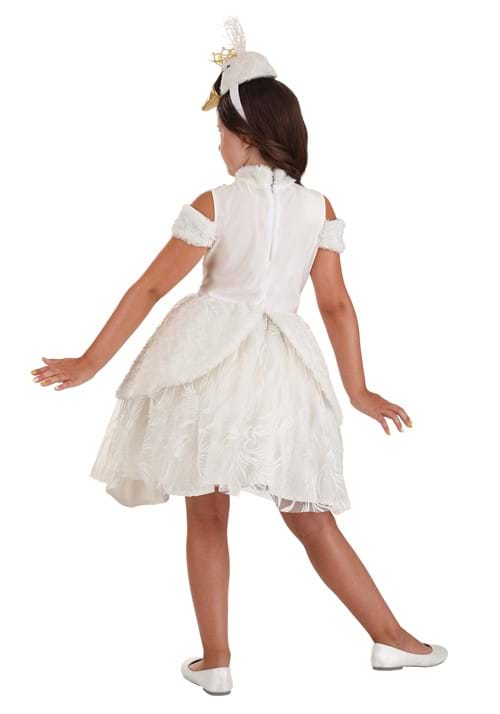 Girl's Swan Deluxe Costume Dress