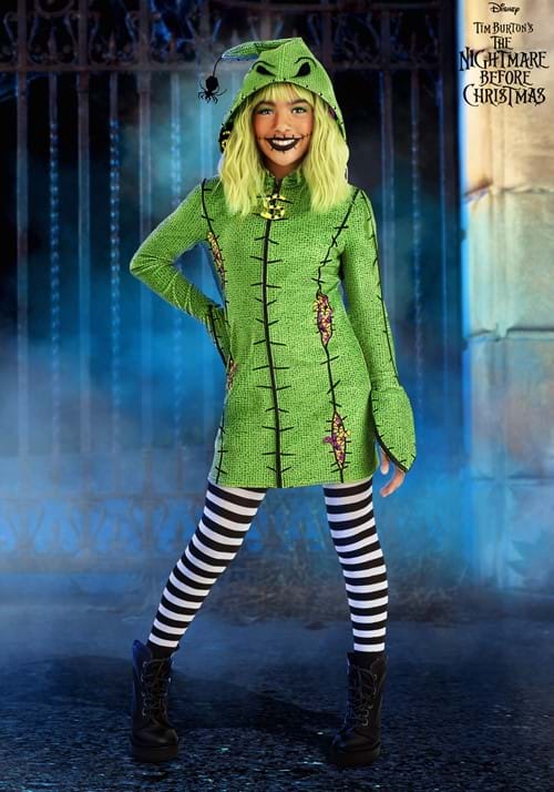Deluxe Disney Oogie Boogie Hoodie Costume Dress for Girls 8 Deluxe Disney Oogie Boogie Hoodie Costume Dress for Girls