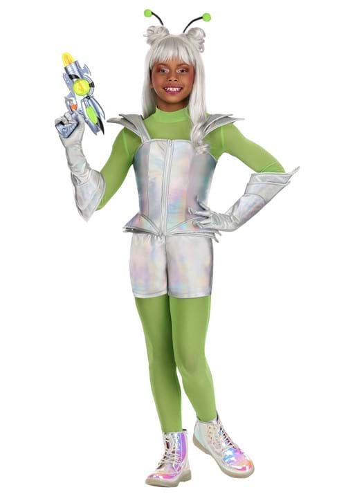 Galactic Alien Kiddo Girl's Costume