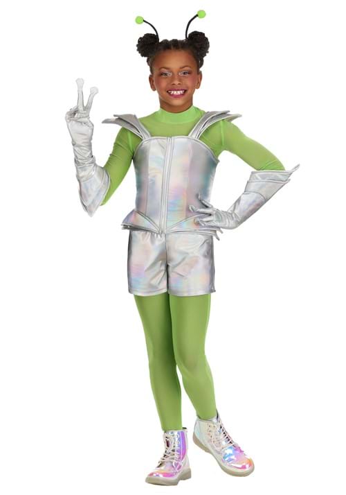 Galactic Alien Kiddo Girl's Costume