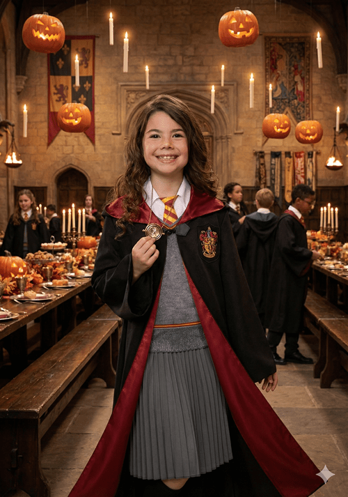 Girl's Harry Potter Deluxe Hermione Costume 3 Girl's Harry Potter Deluxe Hermione Costume