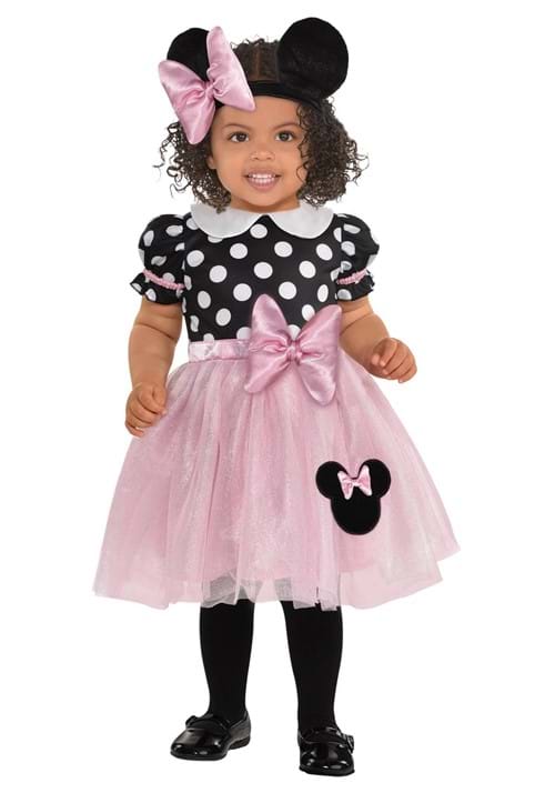 Girl's Pink Minnie Mouse Infant Costume