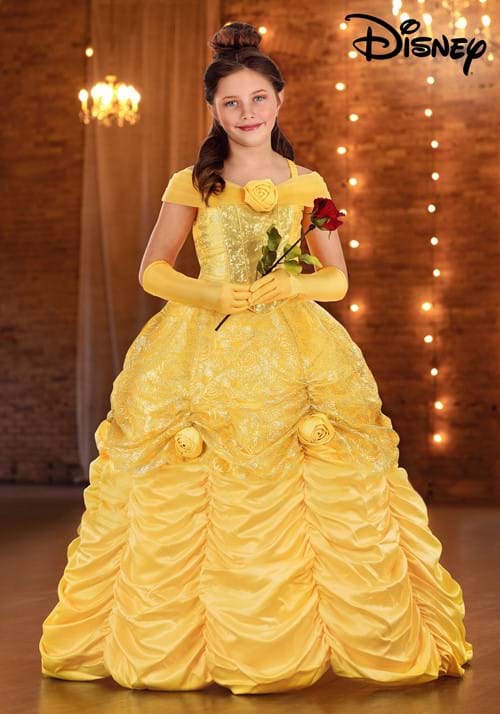 Premium Disney Belle Girl's Costume