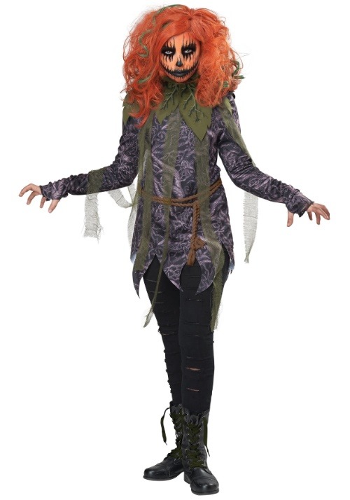 Girl's Pumpkin Monster Costume