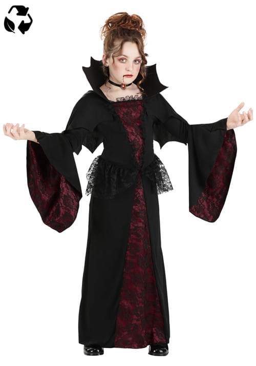 Royal Vampire Sustainable Materials Costume for Girls
