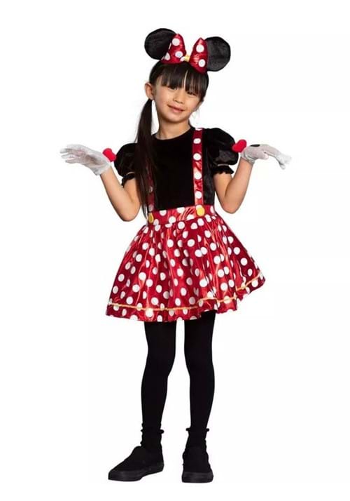 Girl's Red Minnie Mouse Toddler Costume