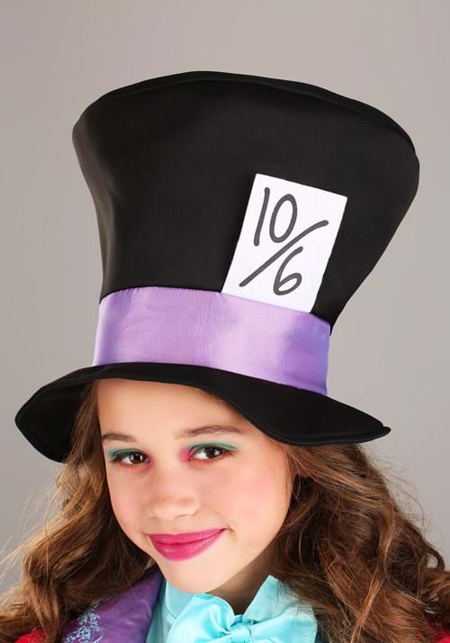 Girl's Whimsical Mad Hatter Costume 3 Girl's Whimsical Mad Hatter Costume