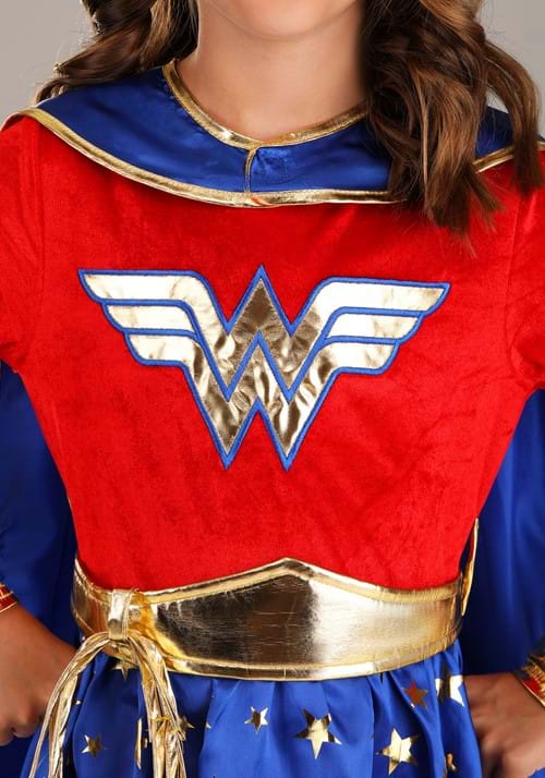 Wonder Woman Long Sleeve Dress Costume for Girls 4 Wonder Woman Long Sleeve Dress Costume for Girls