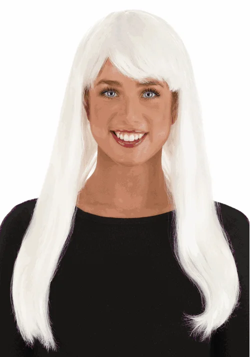 Long Glow in the Dark Women's Costume Wig