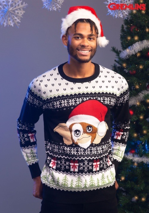 Gremlins Gizmo Claus Adult Ugly Christmas Sweater