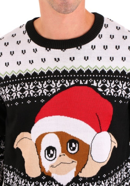Gremlins Gizmo Claus Adult Ugly Christmas Sweater