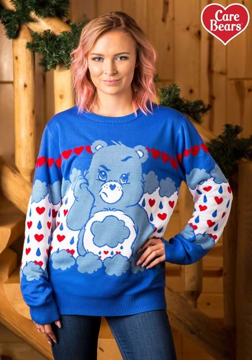 Grumpy Bear Adult Care Bears Ugly Christmas Sweater
