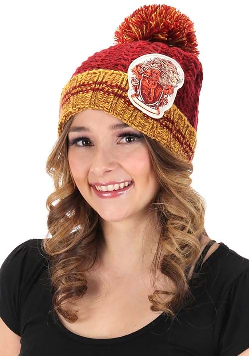 Gryffindor Heathered Pom Harry Potter Beanie