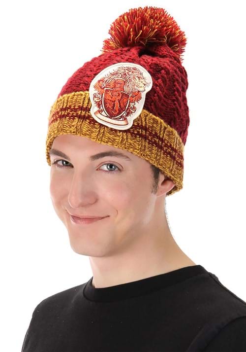 Gryffindor Heathered Pom Harry Potter Beanie