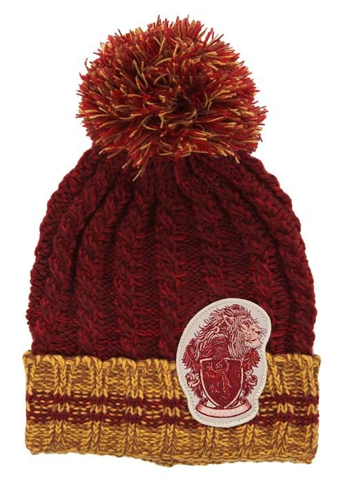 Gryffindor Heathered Pom Harry Potter Beanie