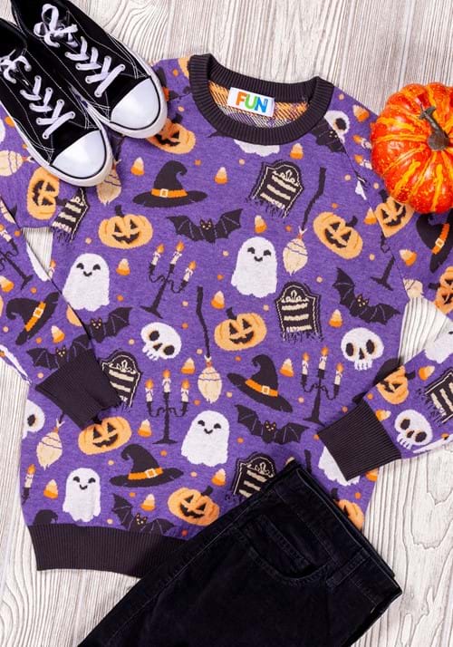Adult Halloween Mischief Sweater