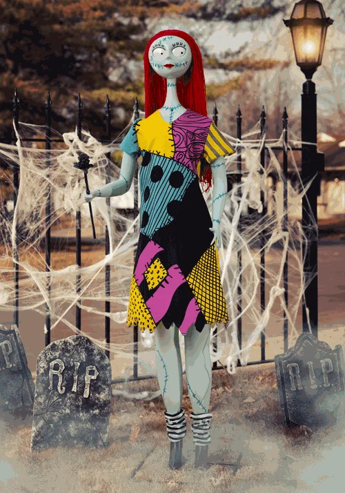 5.8FT Nightmare Before Christmas Animatronic Sally Prop