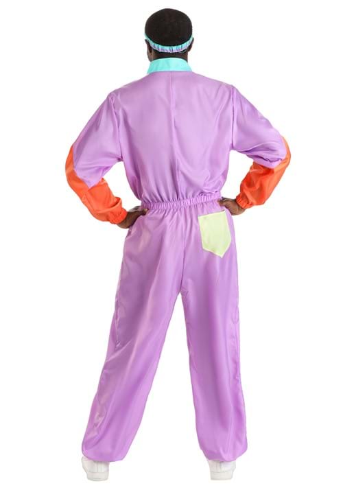 80's Purple Tracksuit Costume for Men