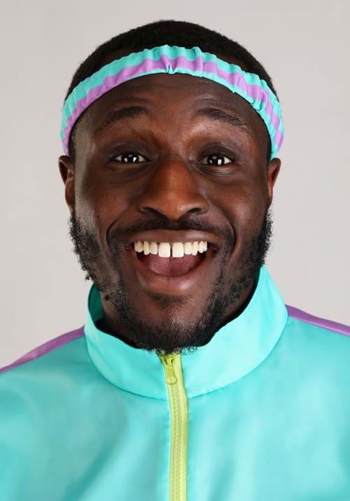 80's Purple Tracksuit Costume for Men