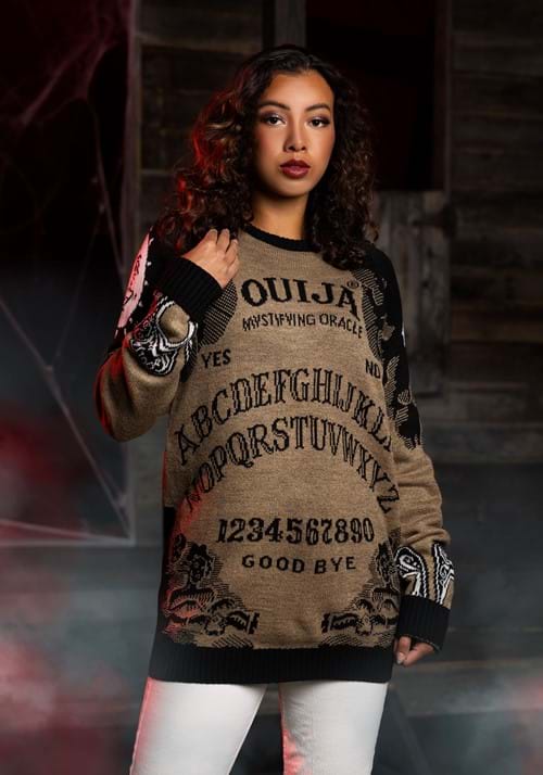 Ouija Board Adult Halloween Sweater