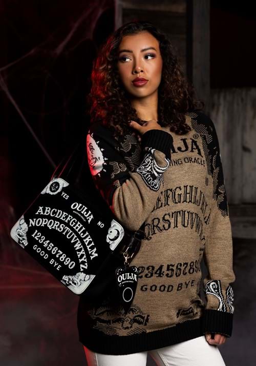 Ouija Board Adult Halloween Sweater 3 Ouija Board Adult Halloween Sweater