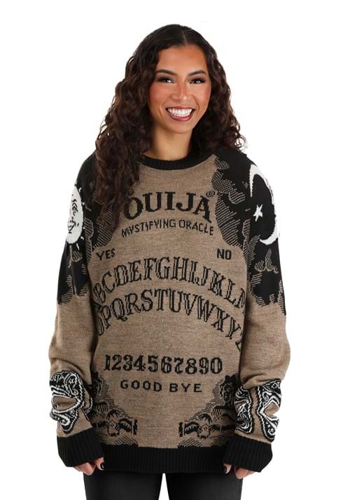Ouija Board Adult Halloween Sweater 5 Ouija Board Adult Halloween Sweater