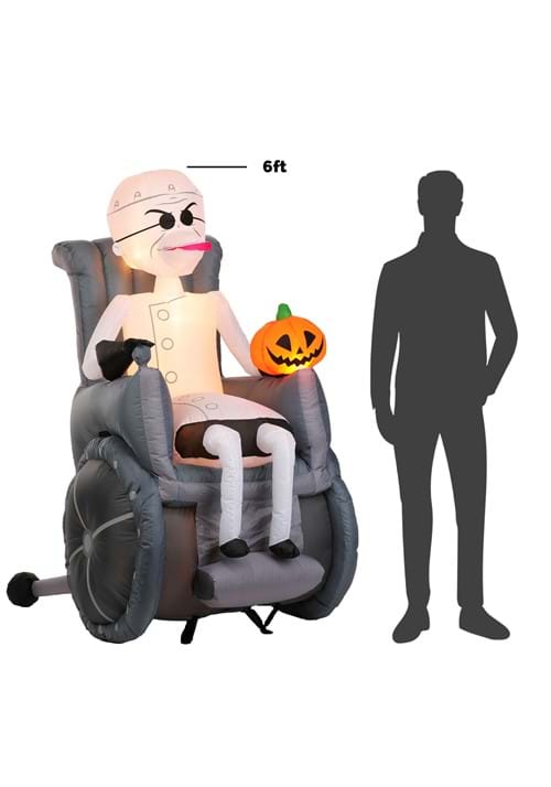 5.5FT Nightmare Before Christmas Inflatable Dr. Finkelstein Decoration