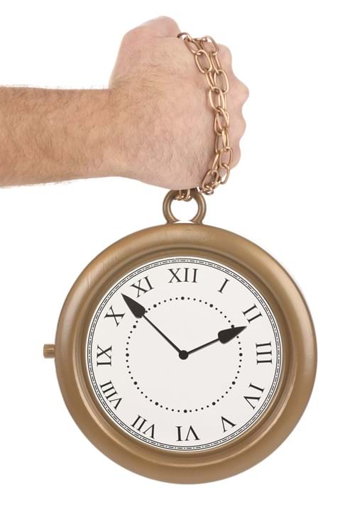 Oversized Clock Necklace