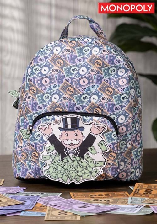 Monopoly Money Mini Backpack Accessory