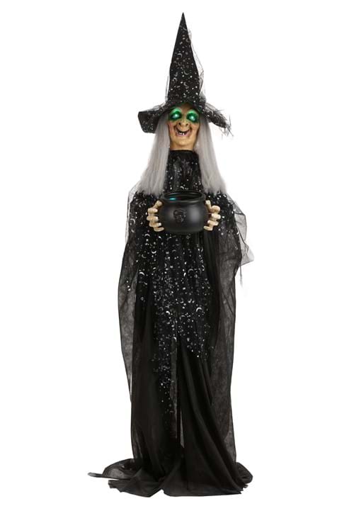 6.3FT Paisley the Potion-Maker Witch Animated Decoration - Scream Saver
