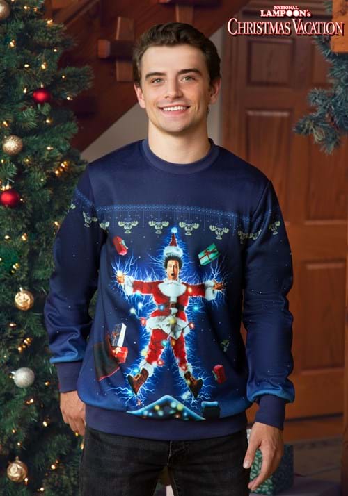 Adult Movie Poster Christmas Vacation Ugly Sweatshirt