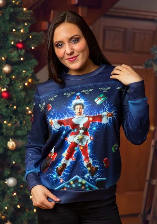 Adult Movie Poster Christmas Vacation Ugly Sweatshirt
