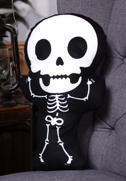 My Squishy Spooky Skeleton 17-Inch Soft Pillow