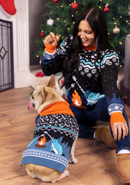 Narwhal Pet Holiday Sweater