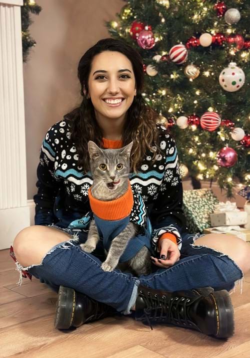 Narwhal Pet Holiday Sweater