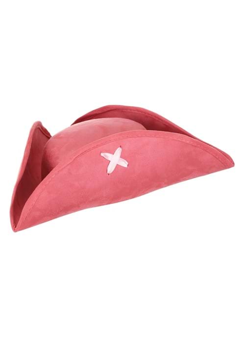 Kid's Pink Tricorn Pirate Costume Hat