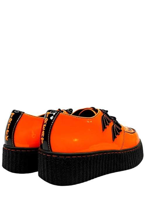 Jack O' Lantern Patent Orange Creeper Shoes 4 Jack O' Lantern Patent Orange Creeper Shoes
