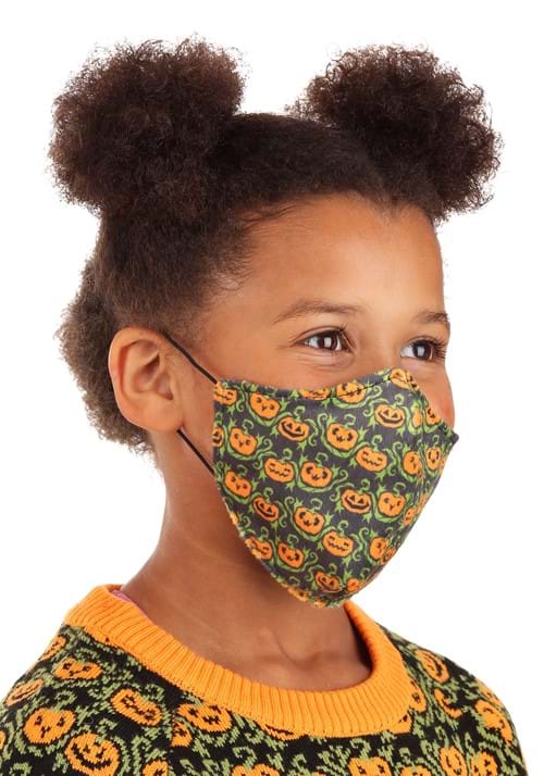 Pumpkins Sublimated Face Mask for Kids