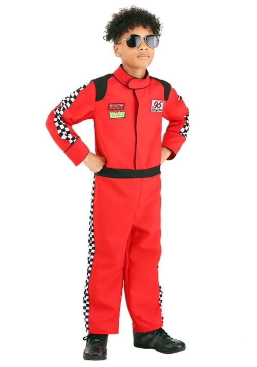 Red Racer Jumpsuit Kid's Costume
