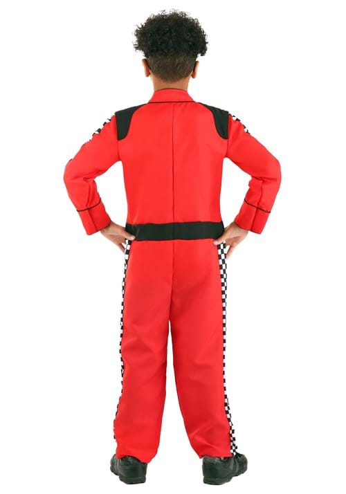 Red Racer Jumpsuit Kid's Costume