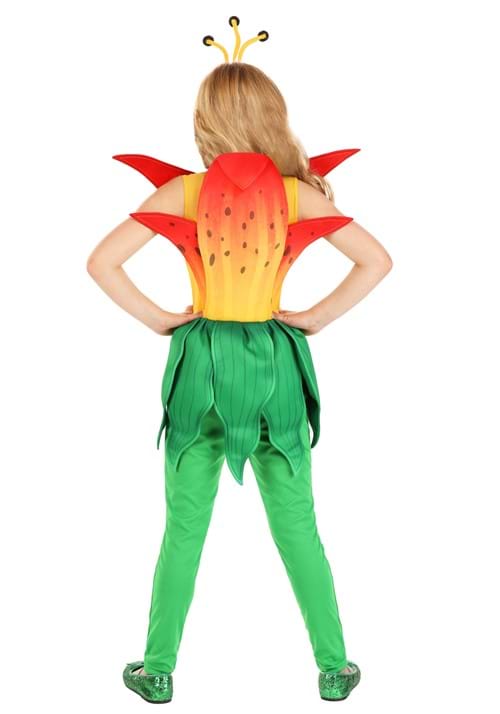 Tiger Lily Flower Costume for Girls