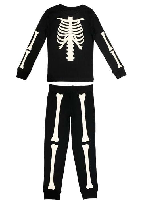 Kid's Skeleton 2 Piece Jogger Sleep Set